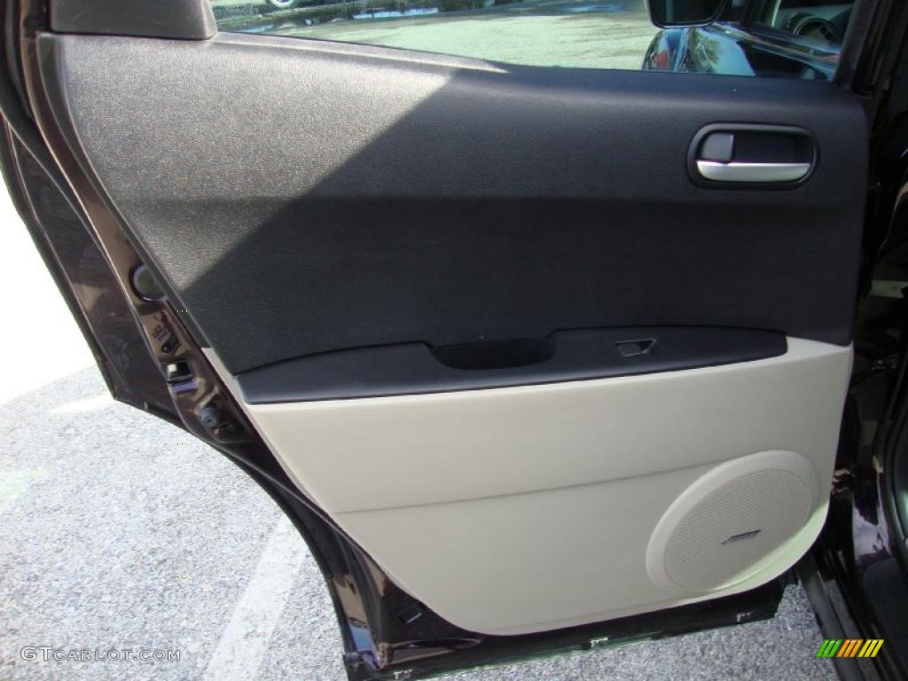2007 CX-7 Grand Touring - Black Cherry Mica / Black photo #27