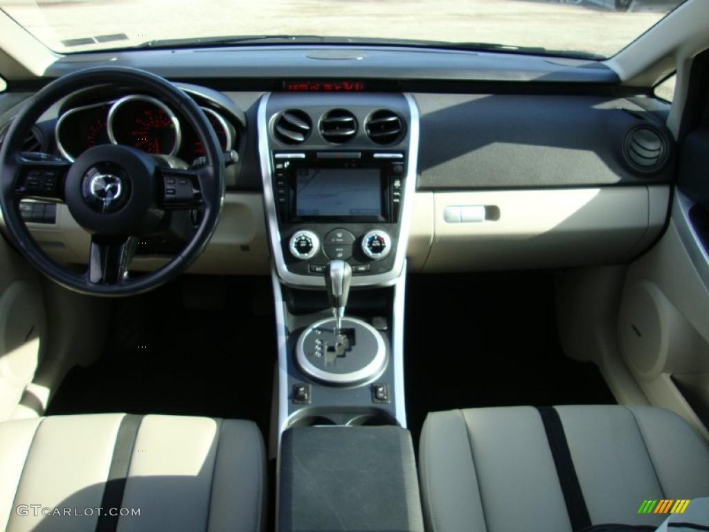 2007 CX-7 Grand Touring - Black Cherry Mica / Black photo #29