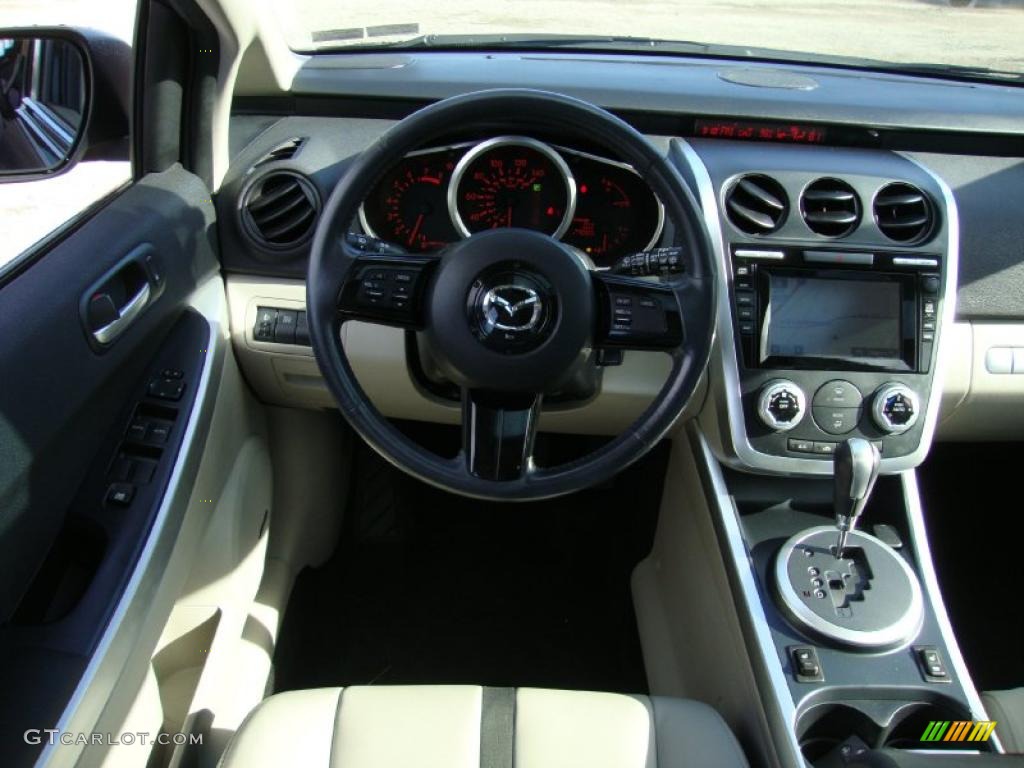 2007 CX-7 Grand Touring - Black Cherry Mica / Black photo #30