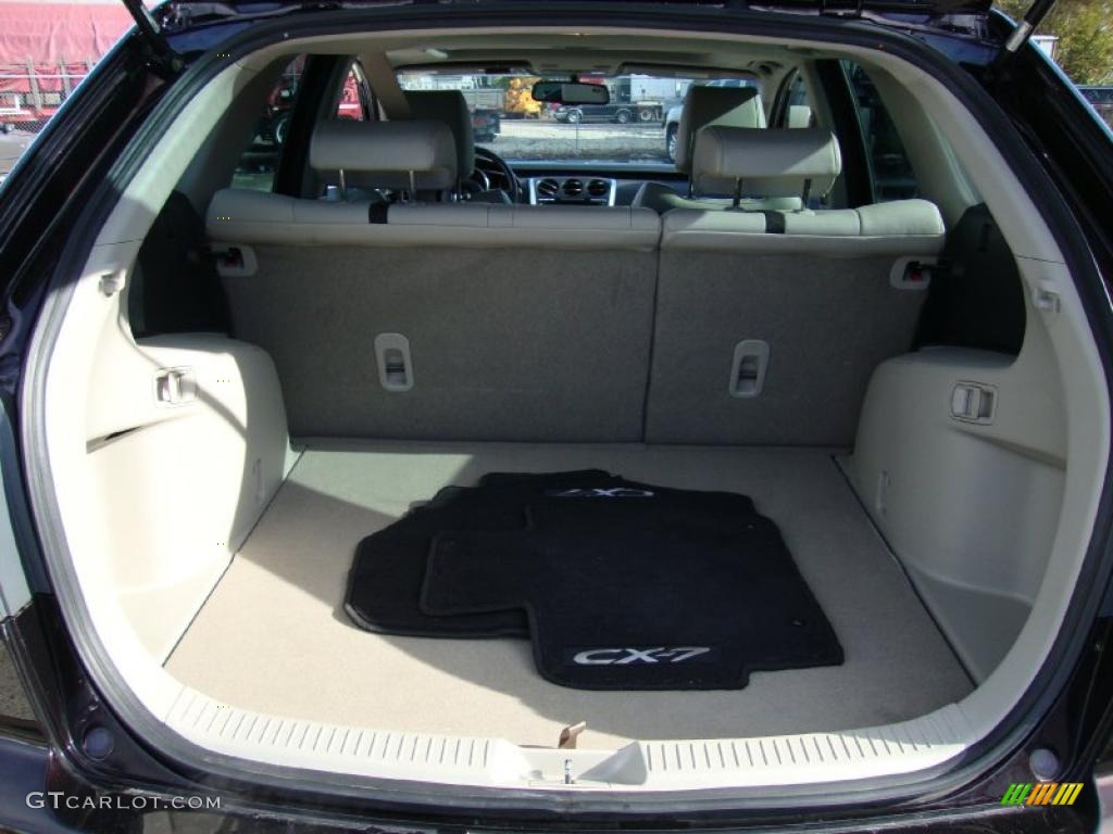 2007 CX-7 Grand Touring - Black Cherry Mica / Black photo #31