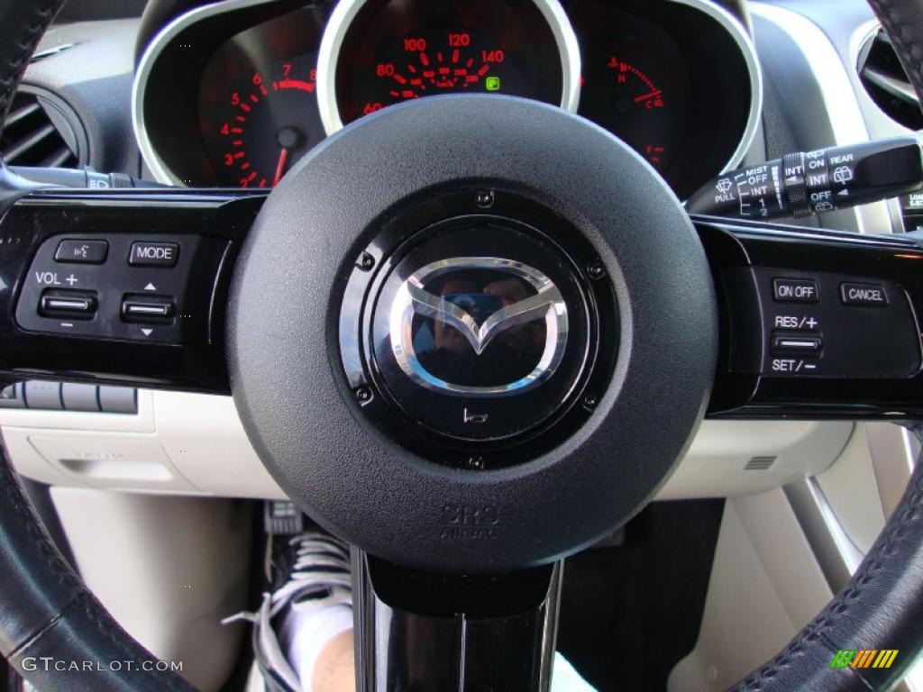 2007 CX-7 Grand Touring - Black Cherry Mica / Black photo #49