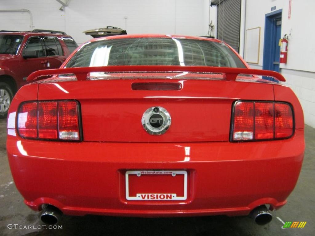 2007 Mustang GT Premium Coupe - Torch Red / Black/Red photo #16