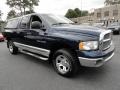 2002 Patriot Blue Pearlcoat Dodge Ram 1500 SLT Quad Cab 4x4  photo #8