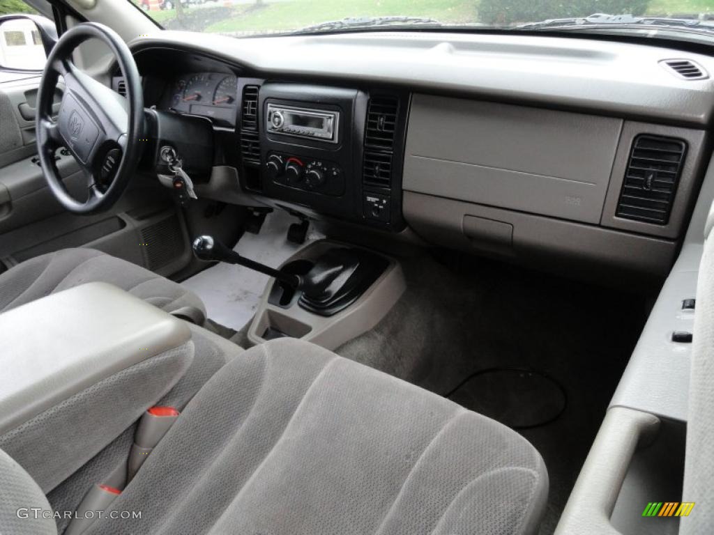 2002 Dodge Dakota Sport Club Cab Dark Slate Gray Dashboard Photo #38190136