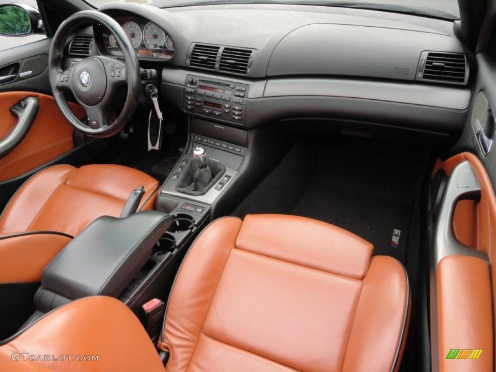2004 BMW M3 Convertible Cinnamon Dashboard Photo #38191196