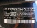 189: Black Opal Metallic 2005 Mercedes-Benz C 240 Sedan Color Code