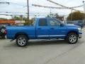 2008 Electric Blue Pearl Dodge Ram 1500 Big Horn Edition Quad Cab 4x4  photo #6