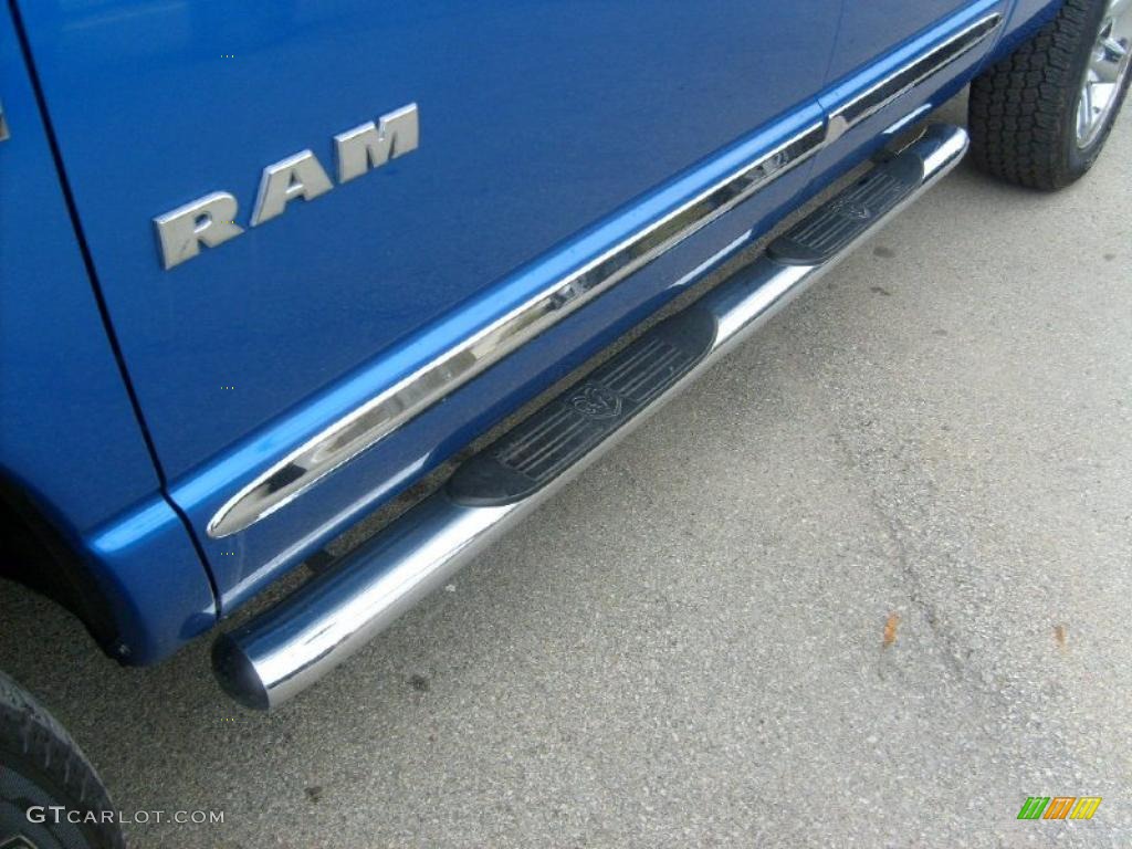 2008 Ram 1500 Big Horn Edition Quad Cab 4x4 - Electric Blue Pearl / Medium Slate Gray photo #10