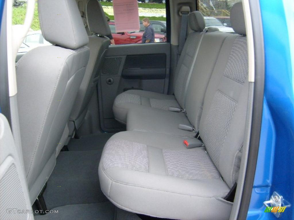 2008 Ram 1500 Big Horn Edition Quad Cab 4x4 - Electric Blue Pearl / Medium Slate Gray photo #14