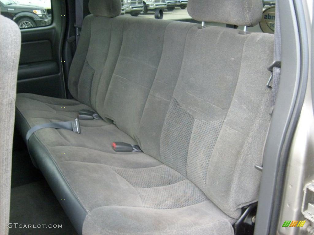 2003 Silverado 1500 Z71 Extended Cab 4x4 - Light Pewter Metallic / Dark Charcoal photo #13