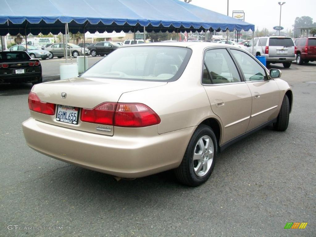 2000 Accord SE Sedan - Naples Gold Metallic / Ivory photo #6