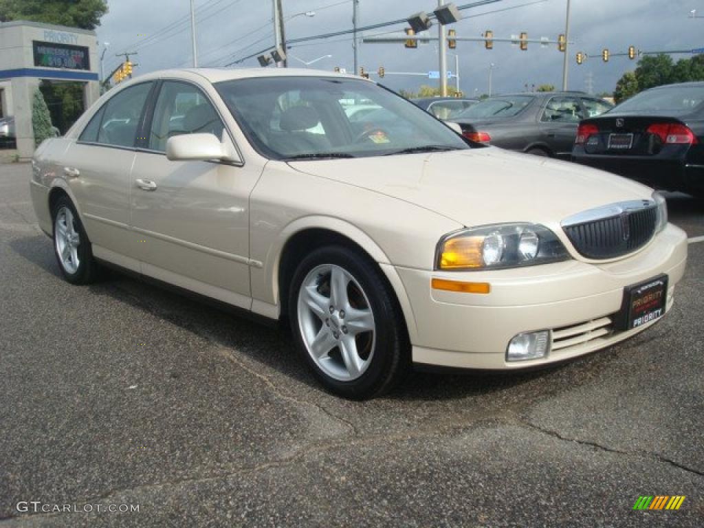 Ivory Parchment Tricoat 2000 Lincoln LS V6 Exterior Photo #38197680