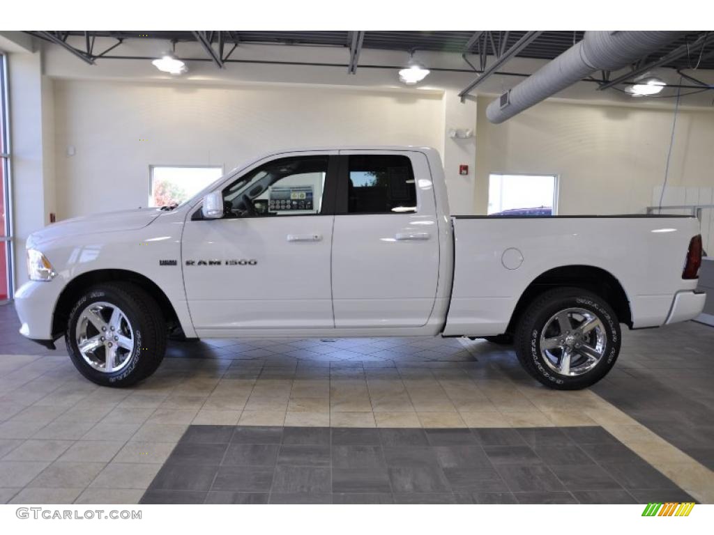 2011 Ram 1500 Sport Quad Cab 4x4 - Bright White / Dark Slate Gray photo #1