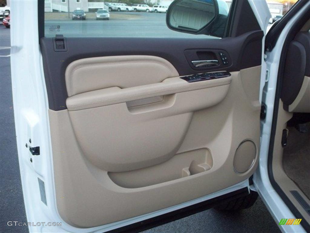 Cocoa/Light Cashmere Interior 2011 GMC Sierra 1500 Denali Crew Cab 4x4 Photo #38198496