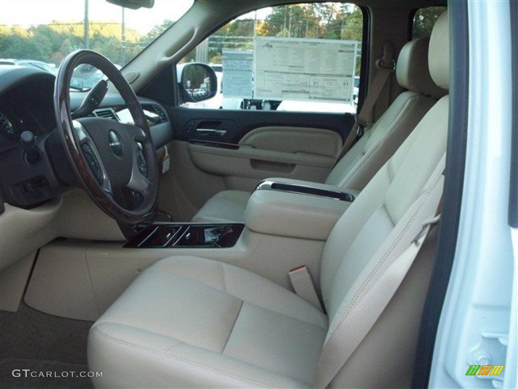 Cocoa/Light Cashmere Interior 2011 GMC Sierra 1500 Denali Crew Cab 4x4 Photo #38198516
