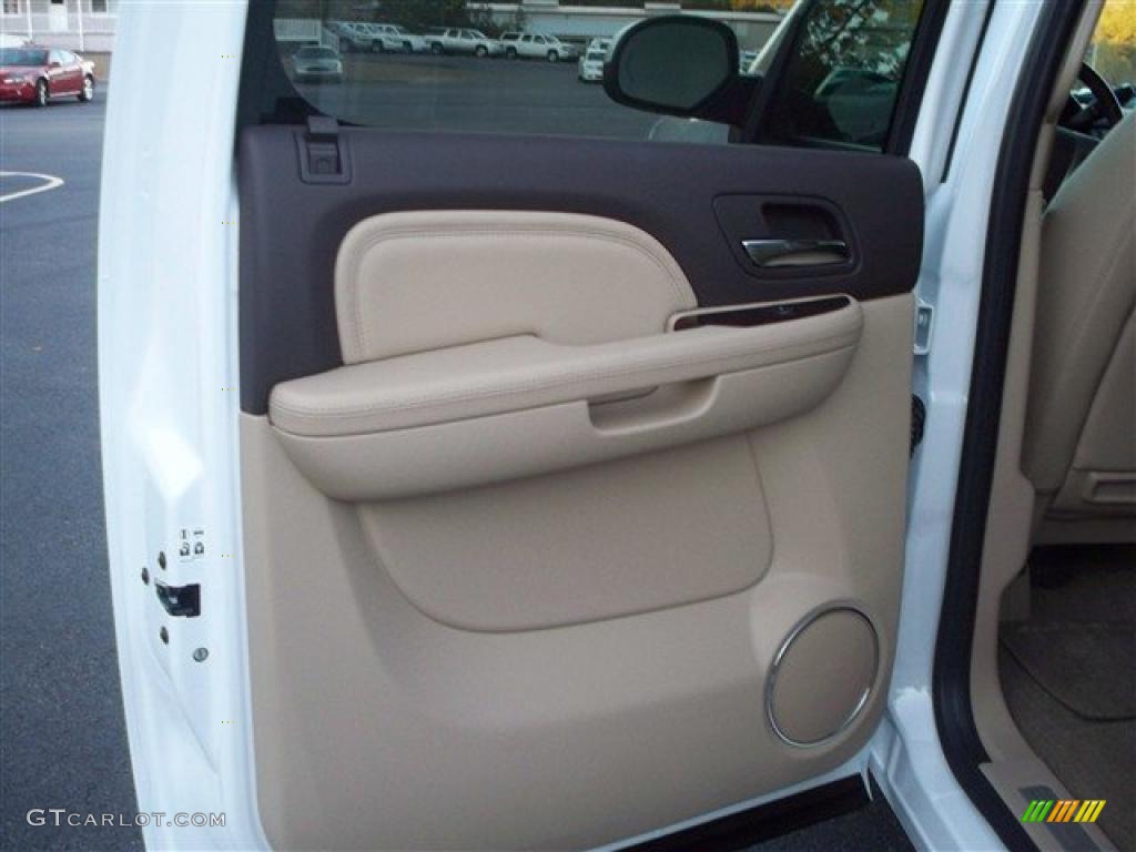 Cocoa/Light Cashmere Interior 2011 GMC Sierra 1500 Denali Crew Cab 4x4 Photo #38198528