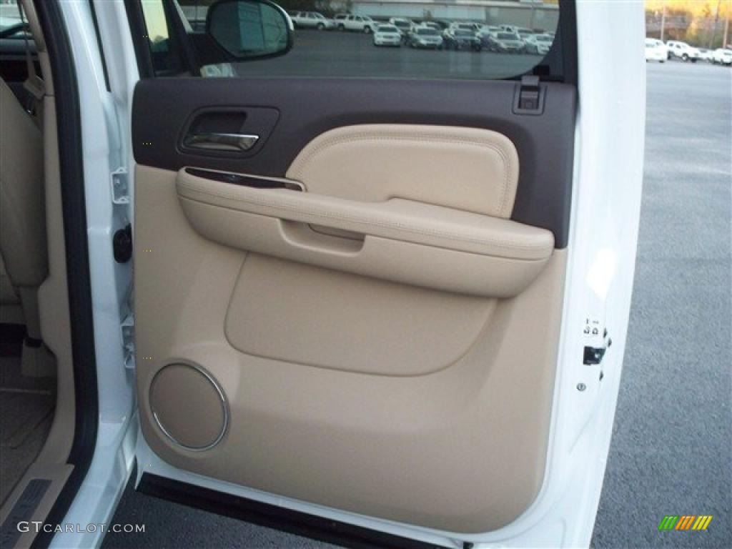 Cocoa/Light Cashmere Interior 2011 GMC Sierra 1500 Denali Crew Cab 4x4 Photo #38198560