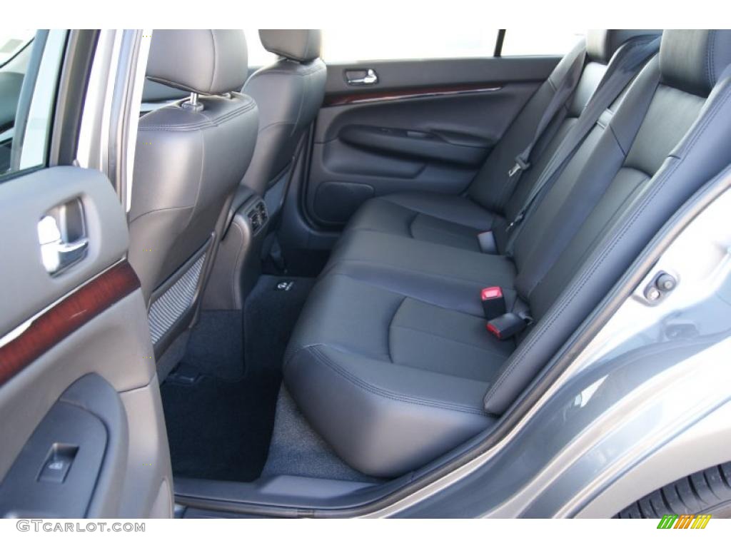 Graphite Interior 2011 Infiniti G 37 Journey Sedan Photo #38199692