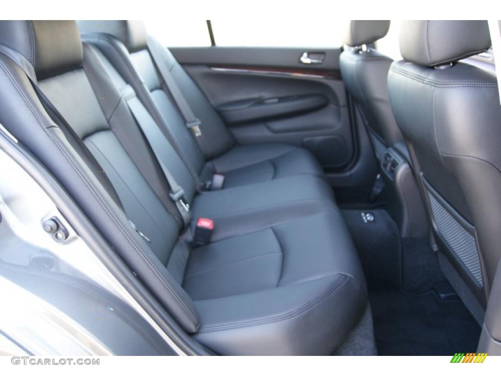 Graphite Interior 2011 Infiniti G 37 Journey Sedan Photo #38199704