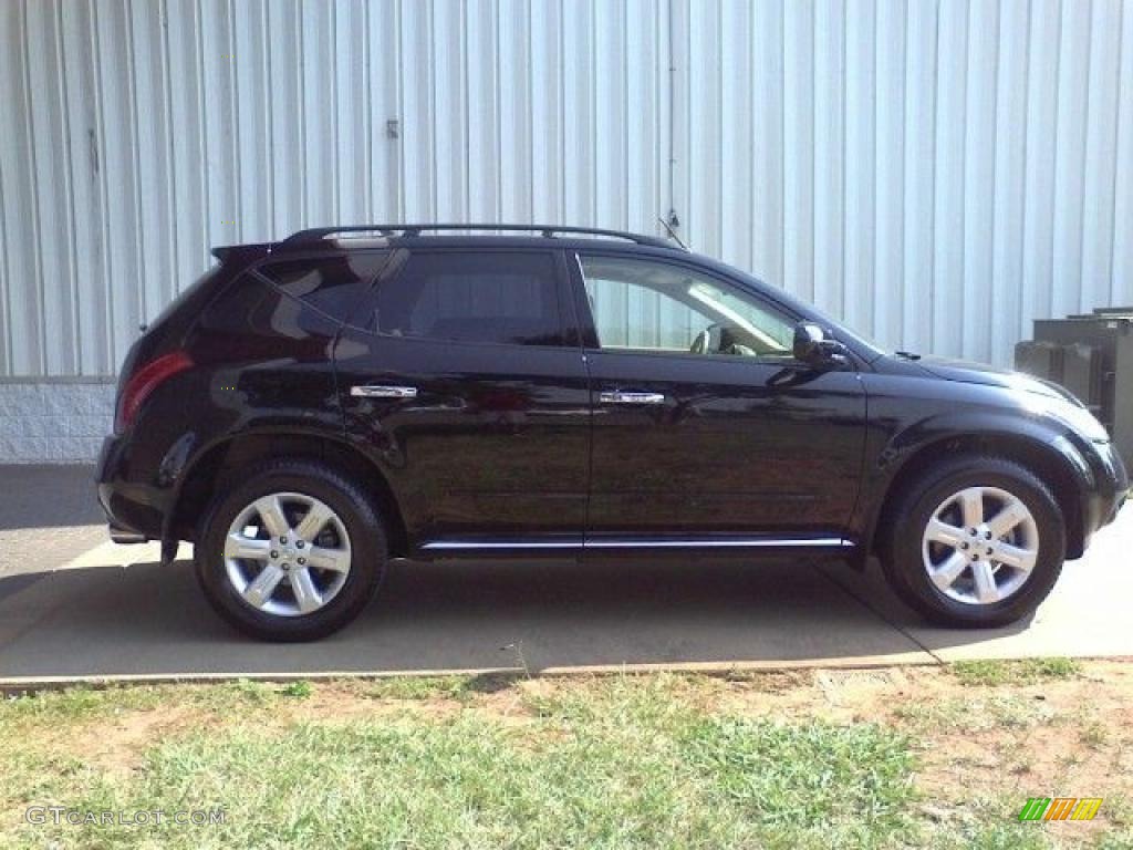 2007 Murano SL AWD - Super Black / Cafe Latte photo #17