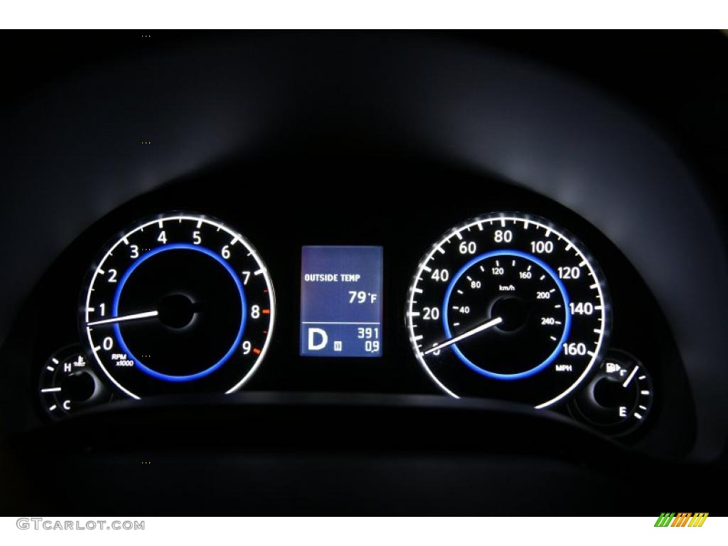 2011 Infiniti G 37 Journey Sedan Gauges Photo #38199764