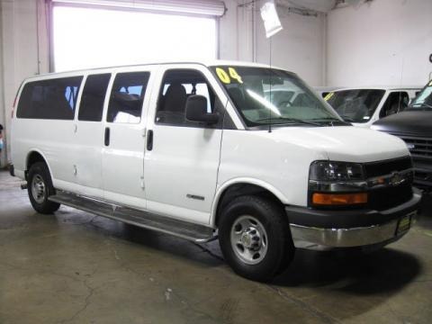 2004 Chevrolet Express 3500 LS Passenger Van Data, Info and Specs