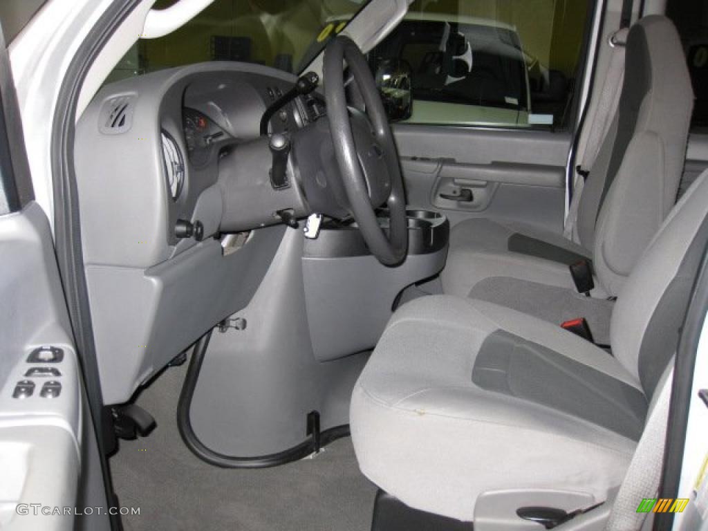 2008 E Series Van E350 Super Duty XLT Passenger - Silver Metallic / Medium Flint photo #7