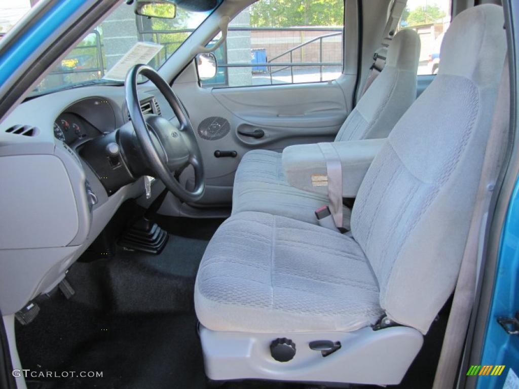 Medium Graphite Interior 1998 Ford F150 XL SuperCab Photo #38201204