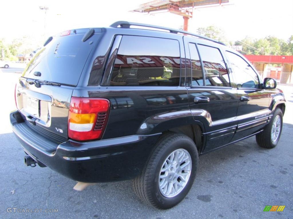 2003 Grand Cherokee Limited 4x4 - Brilliant Black / Taupe photo #3