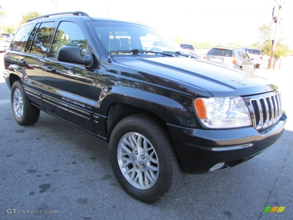 2003 Grand Cherokee Limited 4x4 - Brilliant Black / Taupe photo #4