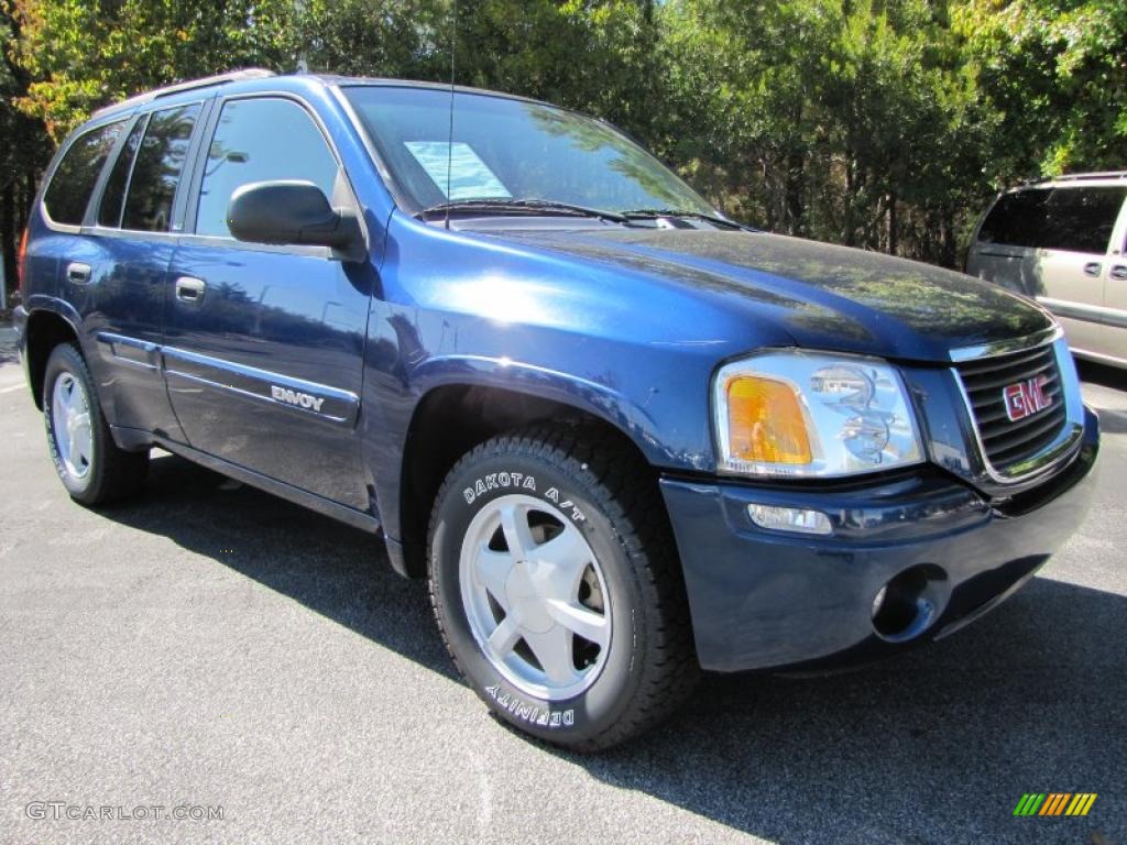 Indigo Blue Metallic 2003 GMC Envoy SLE Exterior Photo #38201648