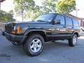 2000 Black Jeep Cherokee Sport  photo #1