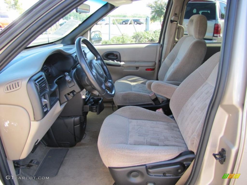 Taupe Interior 2003 Pontiac Montana MontanaVision Photo #38202448