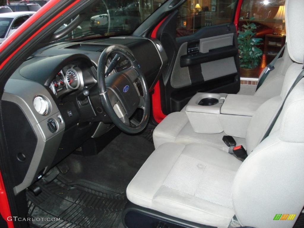 2004 F150 FX4 SuperCab 4x4 - Bright Red / Black/Medium Flint photo #9