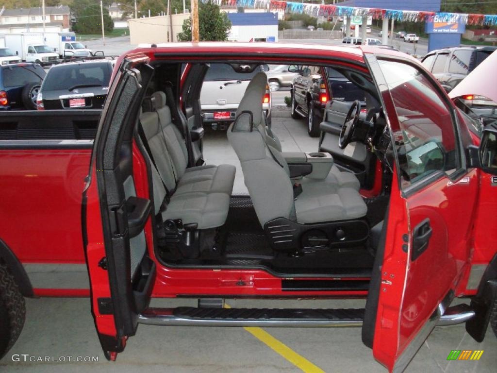 2004 F150 FX4 SuperCab 4x4 - Bright Red / Black/Medium Flint photo #21