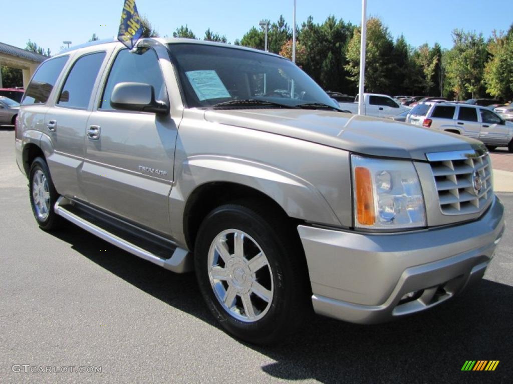 Silver Sand 2002 Cadillac Escalade Standard Escalade Model Exterior Photo #38203192