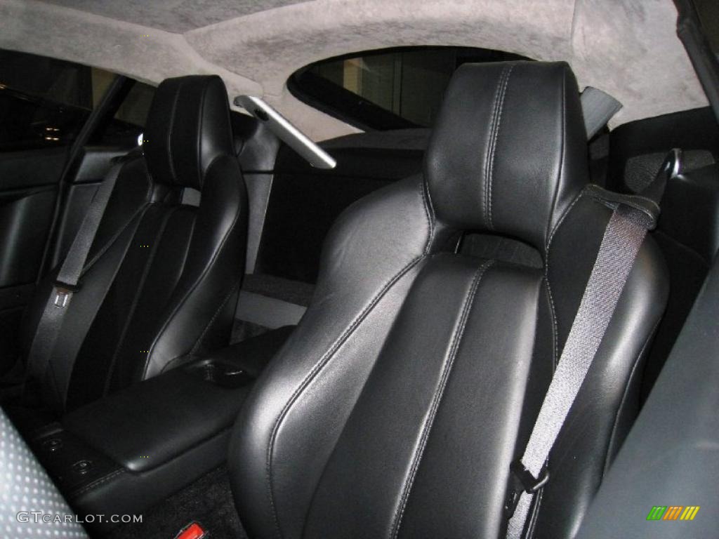 Obsidian Black Interior 2007 Aston Martin V8 Vantage Coupe Photo #38203424