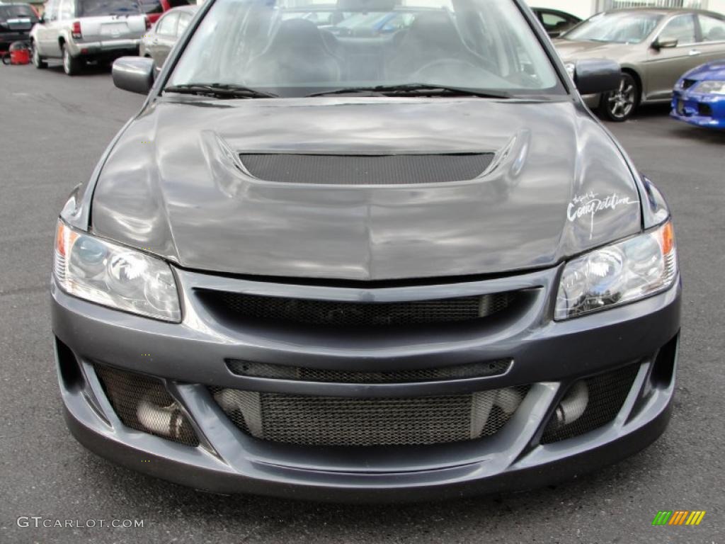 2006 Lancer Evolution IX MR - Graphite Gray / Black Alcantara photo #2