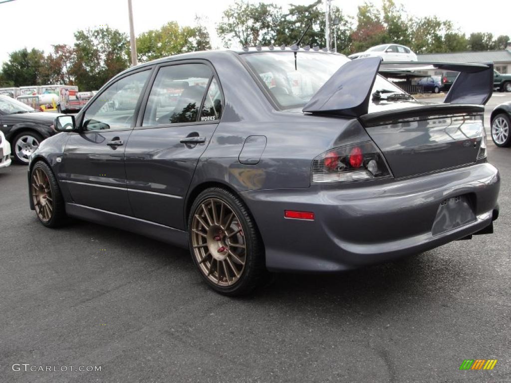 2006 Lancer Evolution IX MR - Graphite Gray / Black Alcantara photo #4