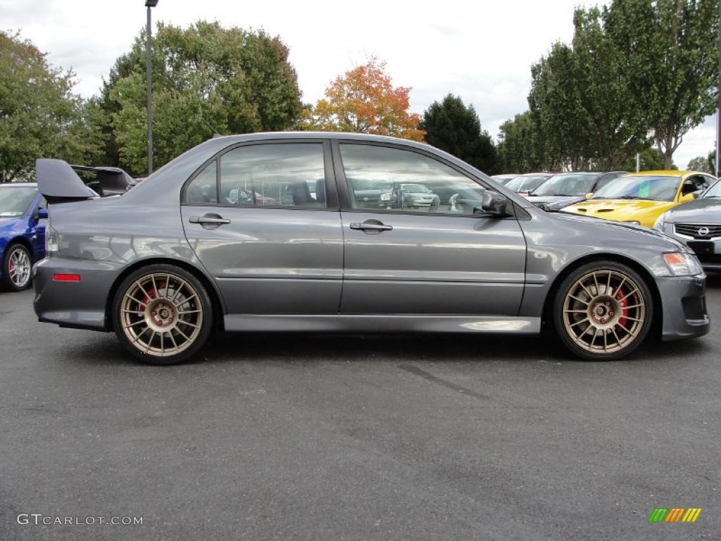 2006 Lancer Evolution IX MR - Graphite Gray / Black Alcantara photo #6