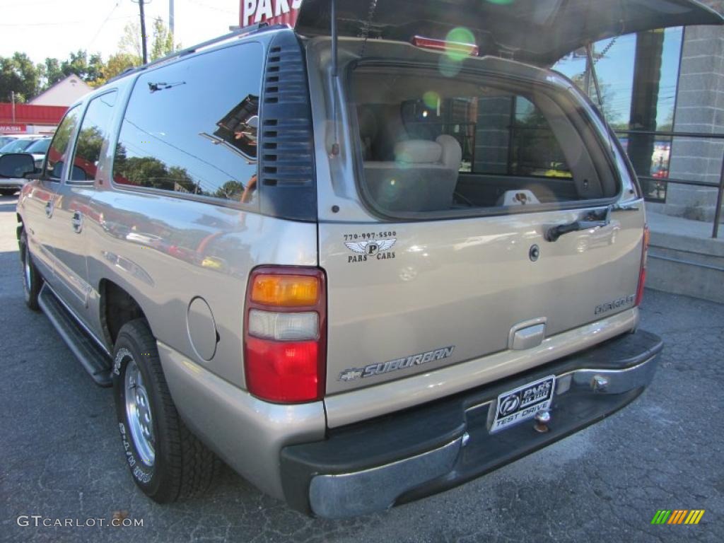 2000 Suburban 1500 LT - Light Pewter Metallic / Medium Oak photo #9