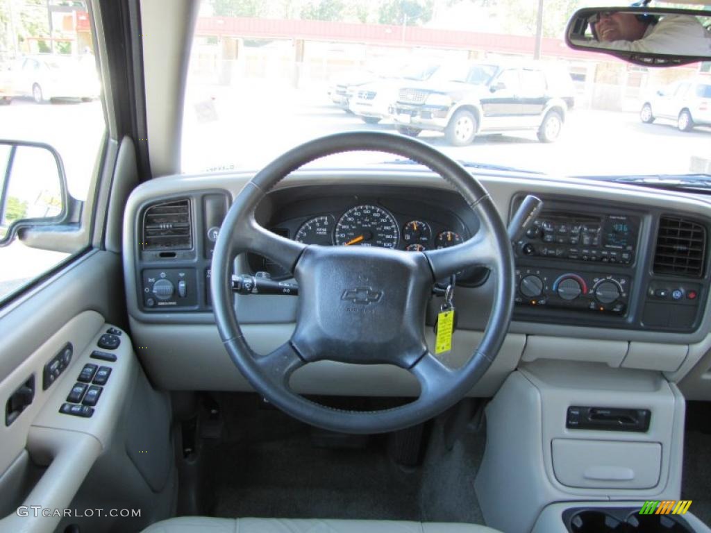 2000 Chevrolet Suburban 1500 LT Medium Oak Steering Wheel Photo #38204136