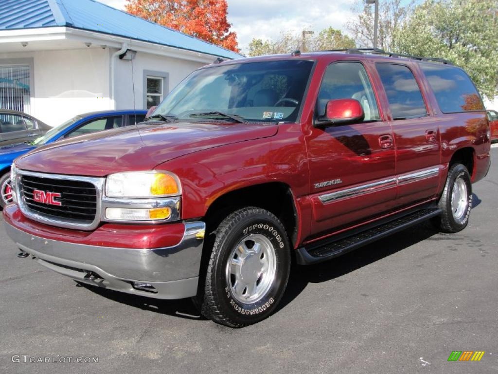 Garnet Red Metallic 2003 GMC Yukon XL SLT 4x4 Exterior Photo #38204224