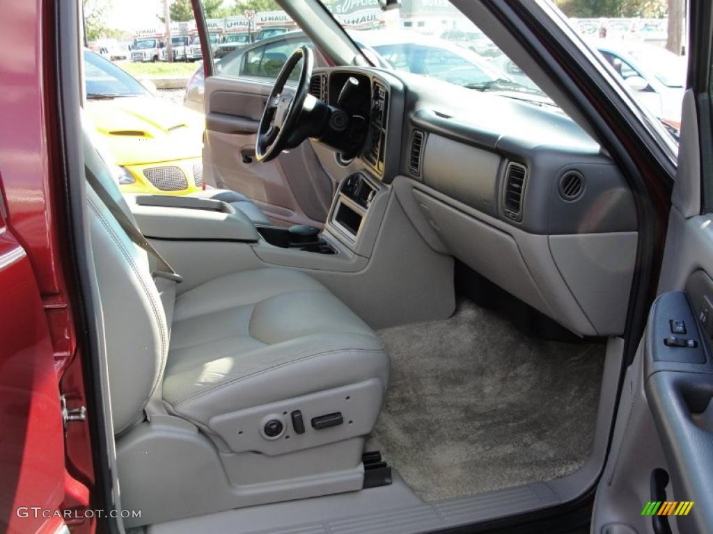 Pewter/Dark Pewter Interior 2003 GMC Yukon XL SLT 4x4 Photo #38204300