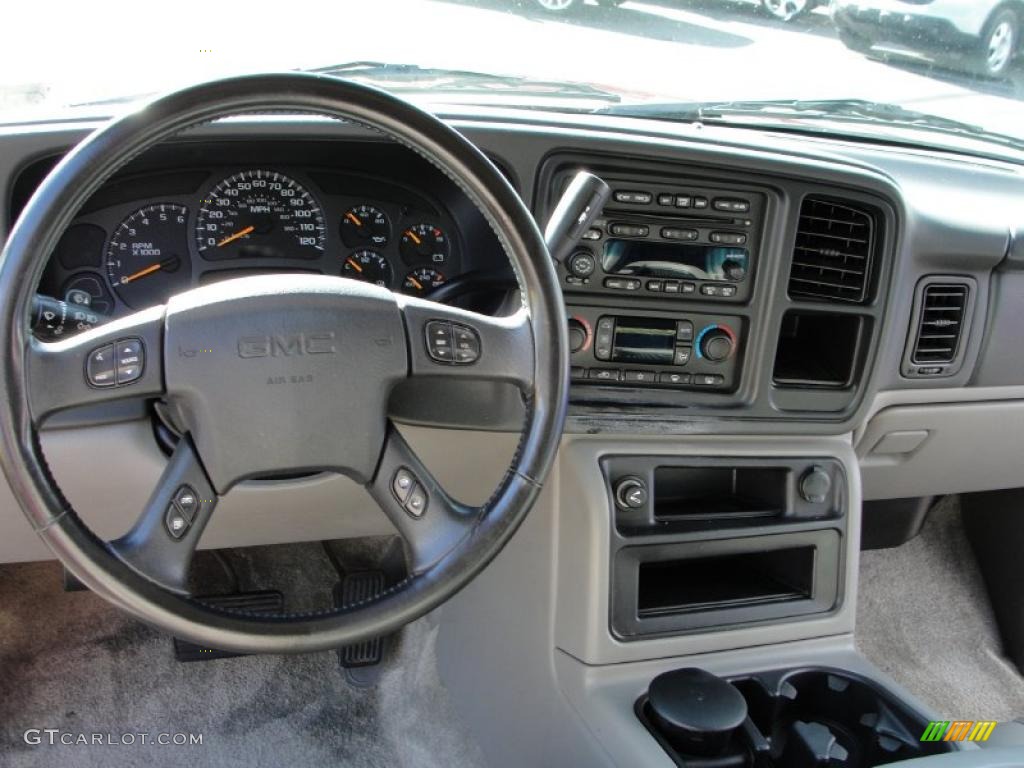 2003 GMC Yukon XL SLT 4x4 Pewter/Dark Pewter Dashboard Photo #38204372