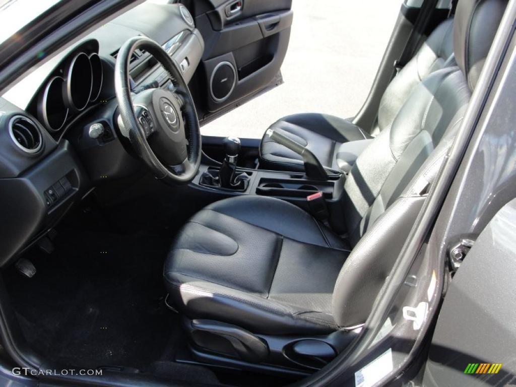 Black Interior 2005 Mazda MAZDA3 SP23 Special Edition Sedan Photo #38204792
