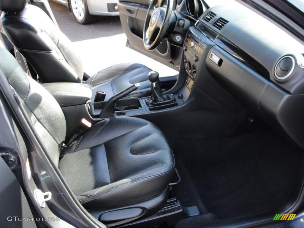 Black Interior 2005 Mazda MAZDA3 SP23 Special Edition Sedan Photo #38204836