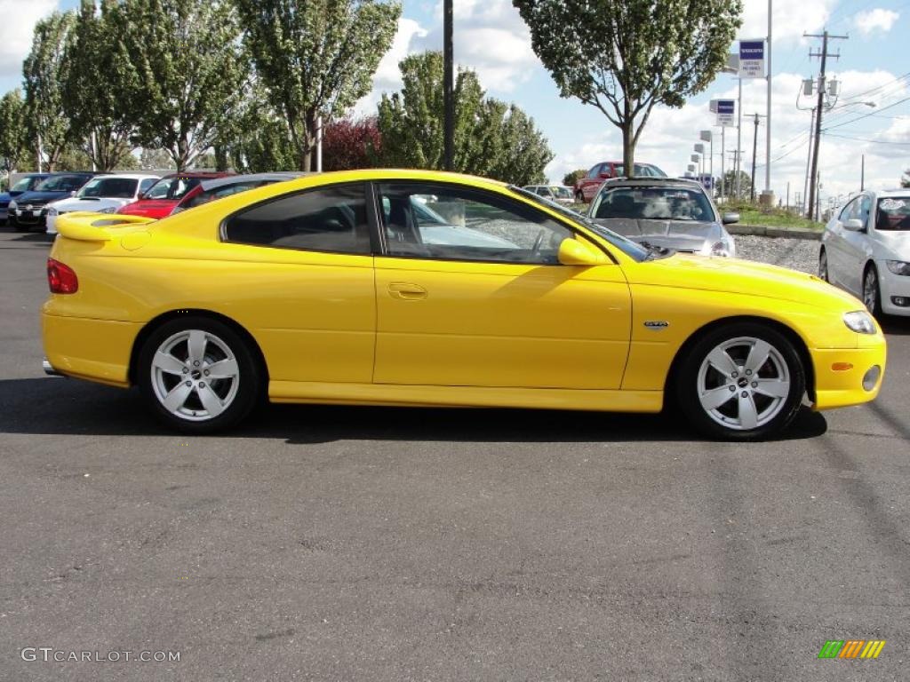 2005 GTO Coupe - Yellow Jacket / Black photo #5