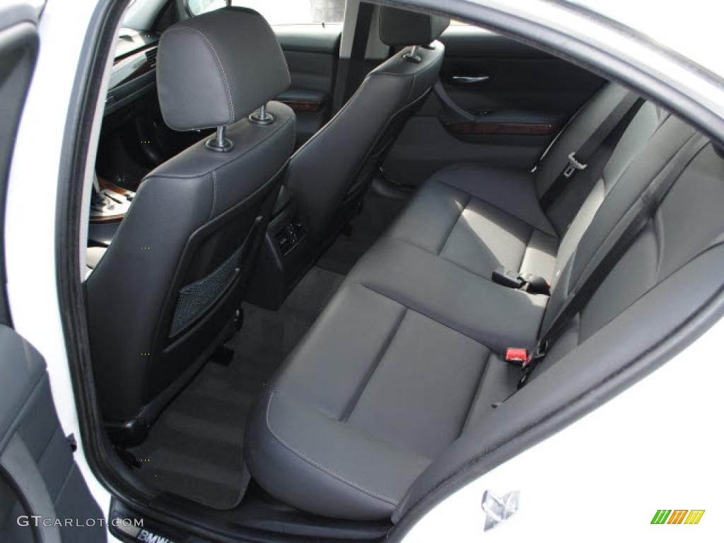 Black Interior 2009 BMW 3 Series 335i Sedan Photo #38205440