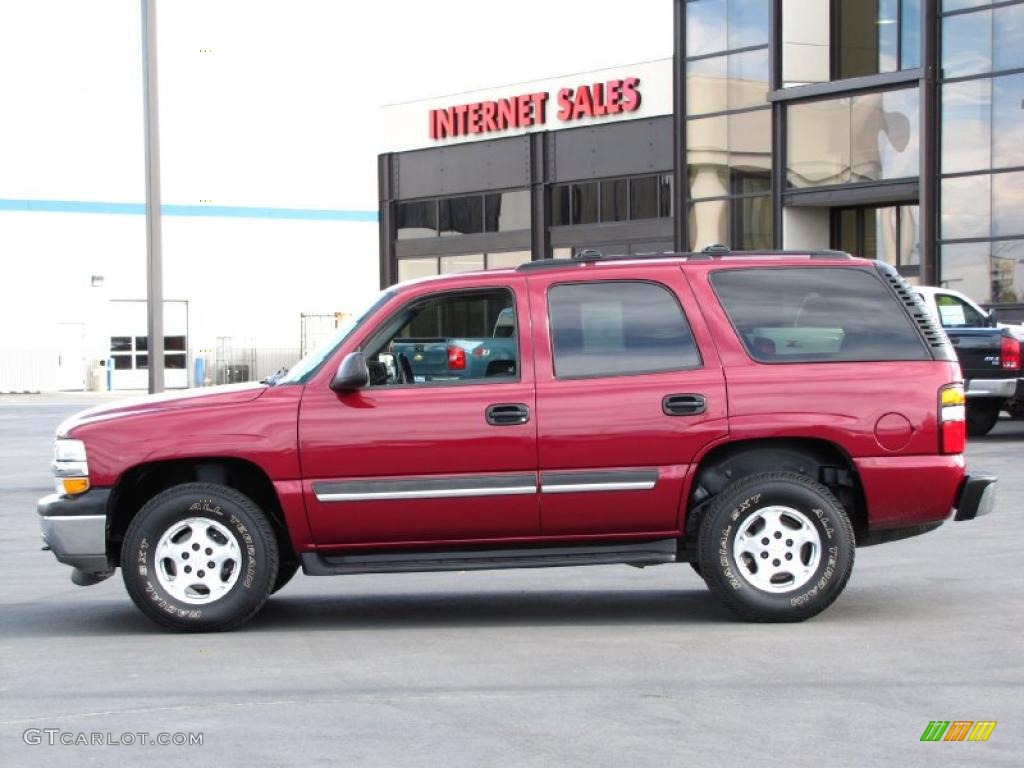 2005 Tahoe LS 4x4 - Sport Red Metallic / Gray/Dark Charcoal photo #1